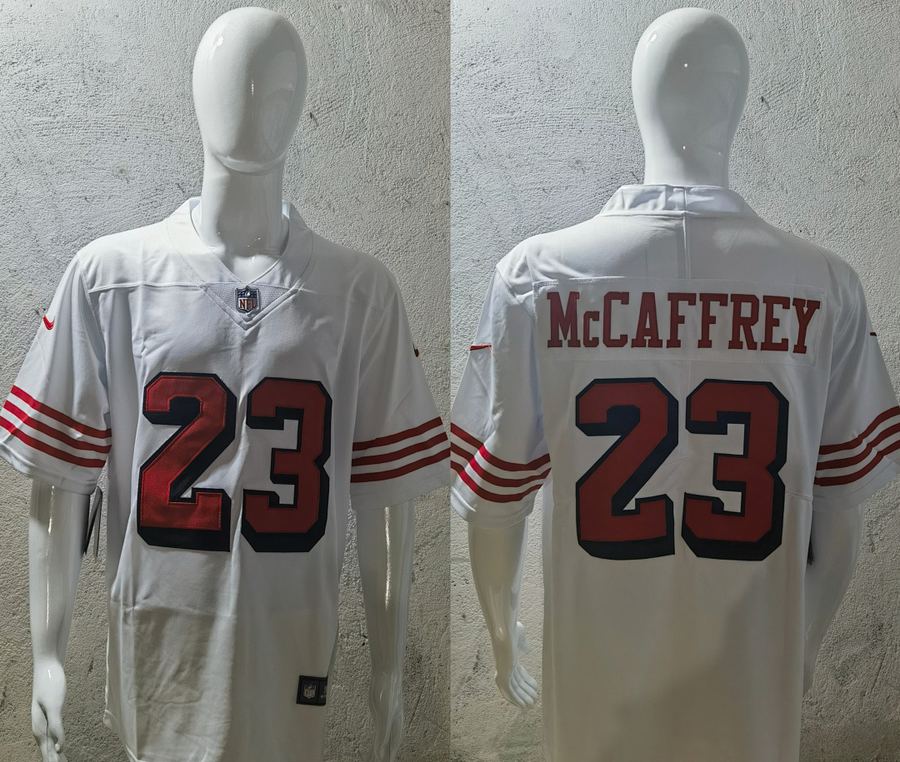 49ers White Retro Jersey