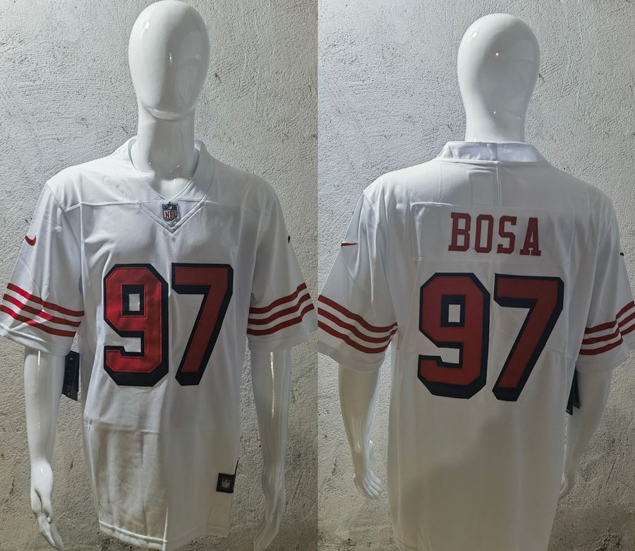 49ers White Retro Jersey