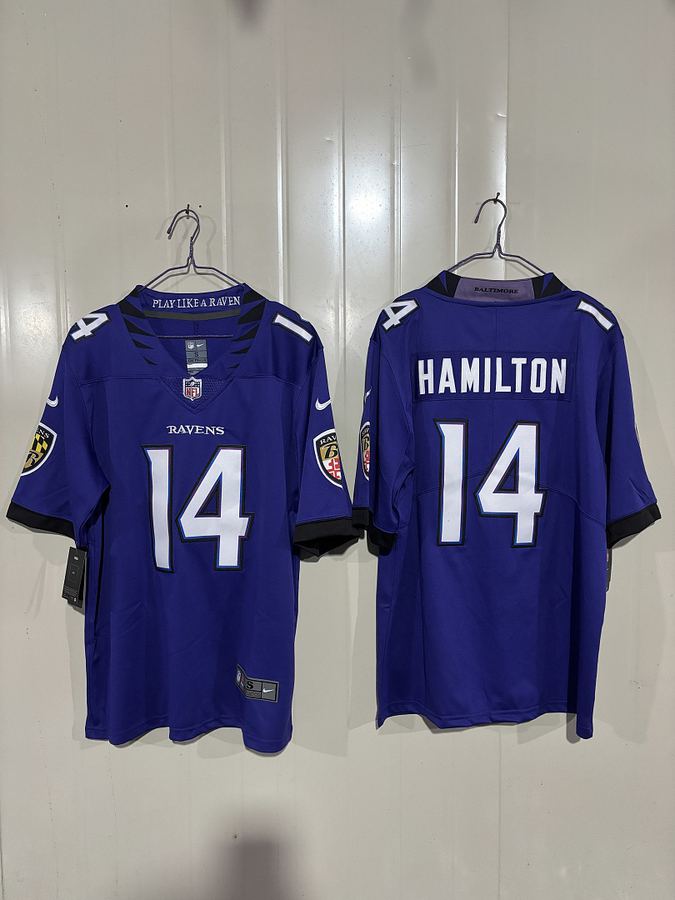 Ravens #14 Purple Jersey