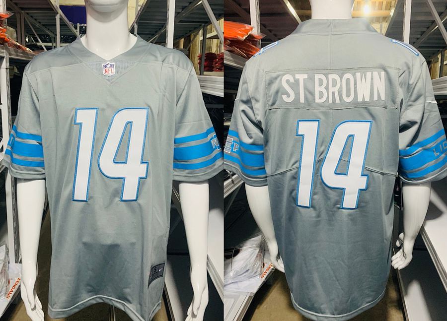 Lions #2 Gray Jersey