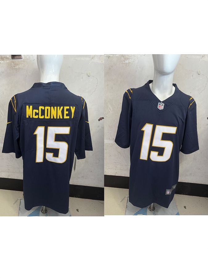 Chargers #15 Navy Blue Jersey