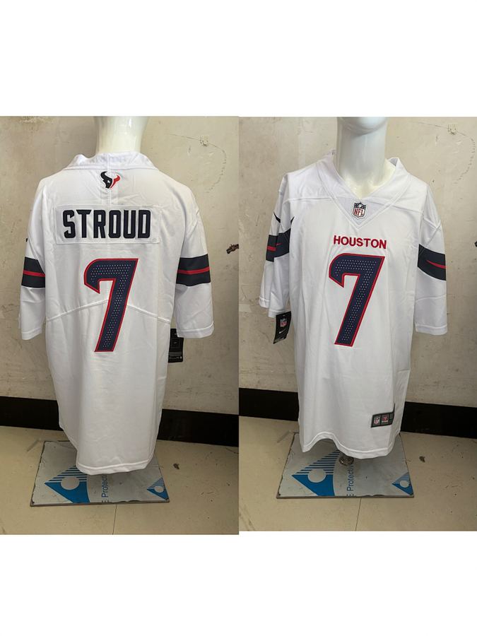 Texans #7 White Jersey
