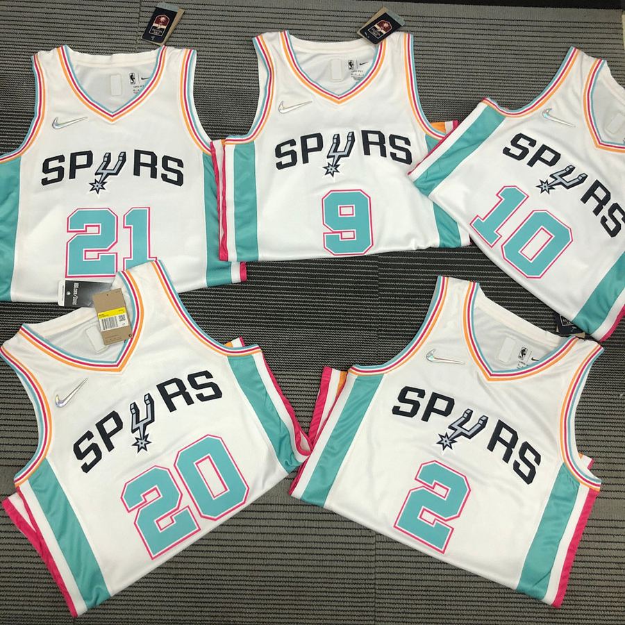 Spurs 75th Anniversary Heat Pressed Jersey