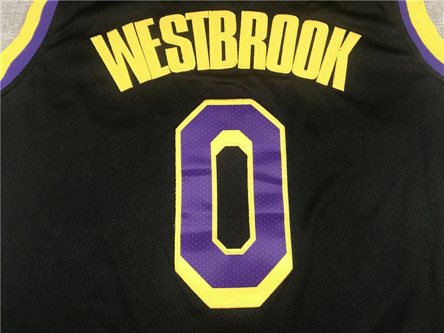 Lakers #0 Black Rewards Jersey