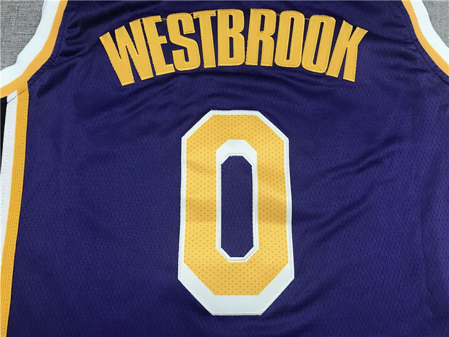 Lakers Purple Crew Neck Jersey