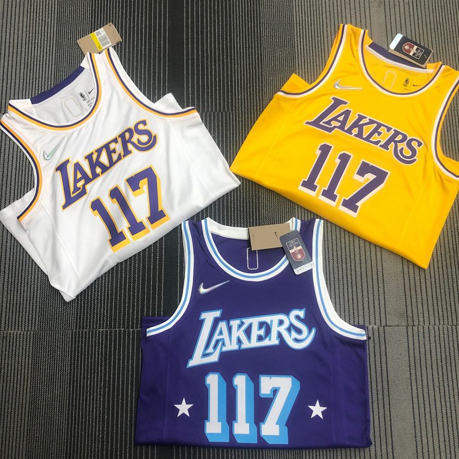 Lakers 75th Anniversary Heat Pressed Collab Jersey