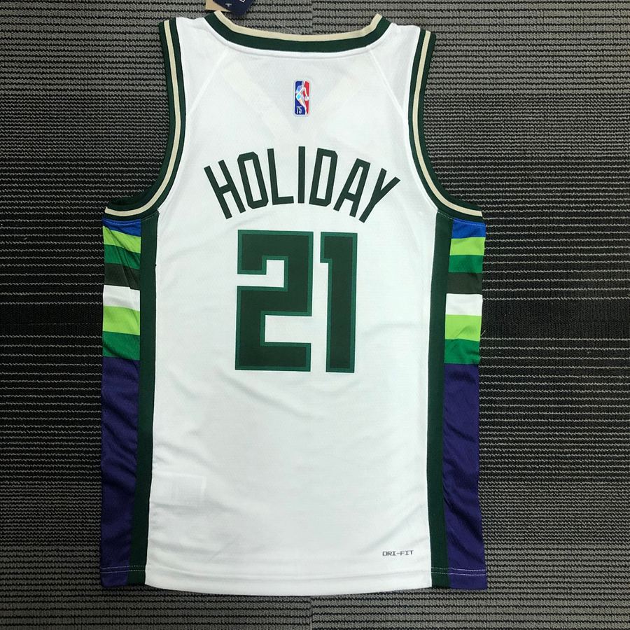 Bucks 75th Anniversary City Edition Heat Pressed Jersey
