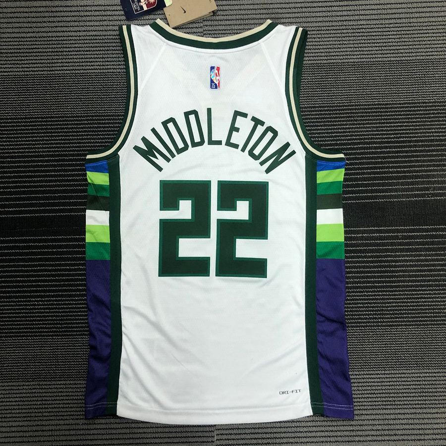 Bucks 75th Anniversary City Edition Heat Pressed Jersey