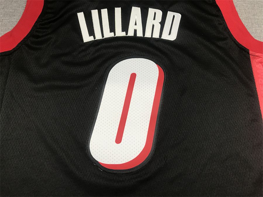 Trail Blazers #0 Black City Edition Jersey