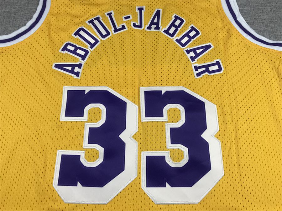Lakers Yellow Retro Jersey