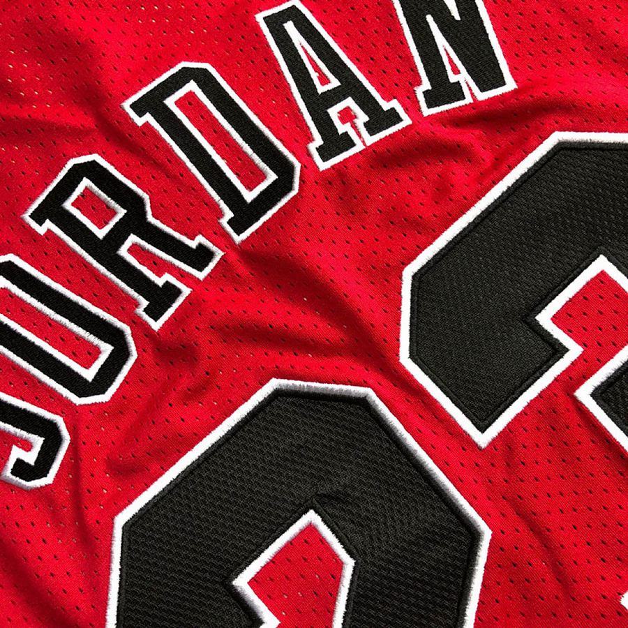 Bulls #23 Red Embroidered Jersey XS-XXL
