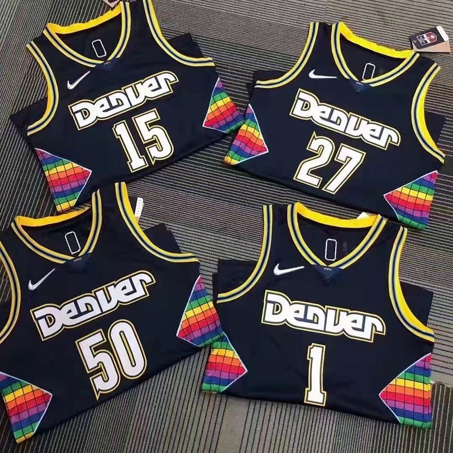 Nuggets 75th Anniversary Heat Pressed Jersey