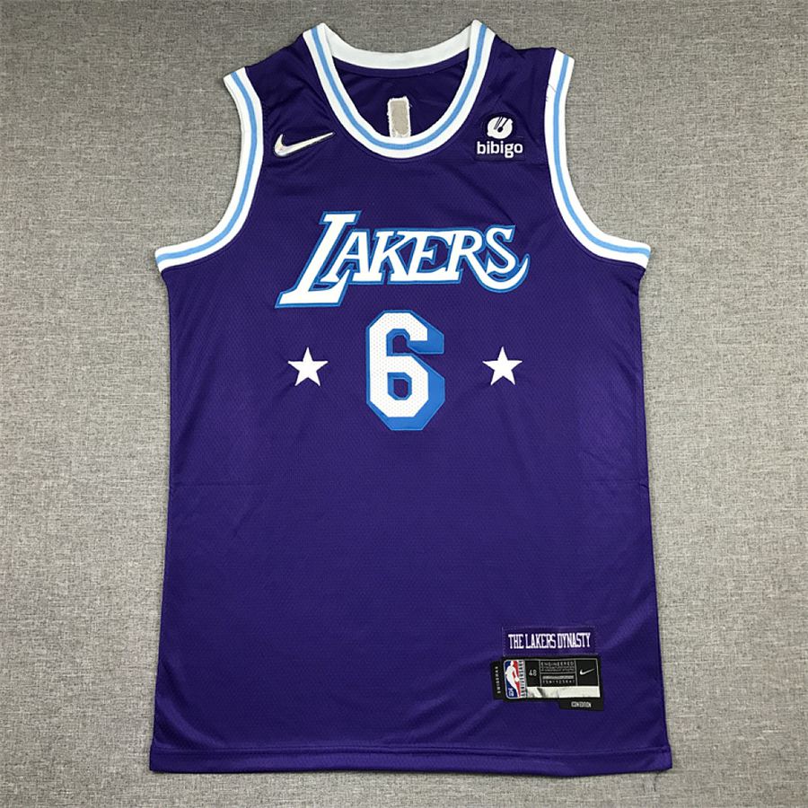 Lakers #6 Purple City Edition Jersey