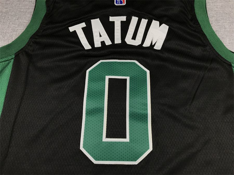 Celtics #0 Black 75th Anniversary Jersey
