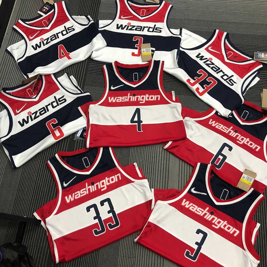 Wizards 75th Anniversary Heat Pressed Jersey