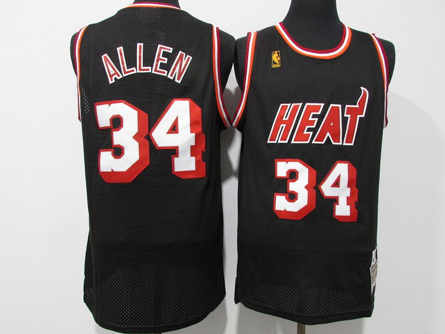 Heat Ray Allen Black Jersey