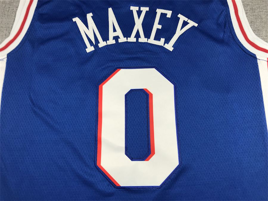 76ers #0 Blue Jersey