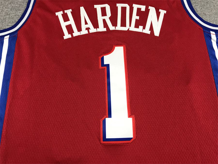 76ers #1 Red Jersey