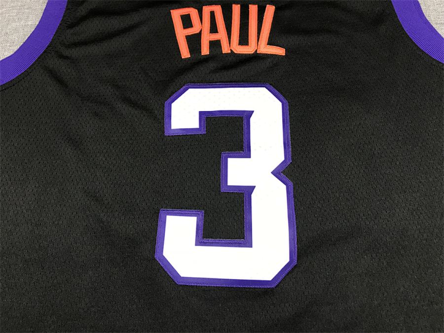 Suns #3 Black 75th Anniversary City Edition Jersey