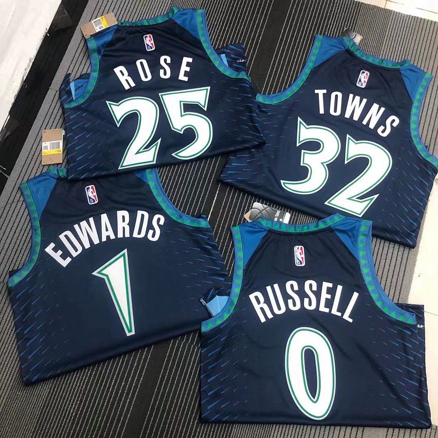 Timberwolves 75th Anniversary Heat Pressed Jersey