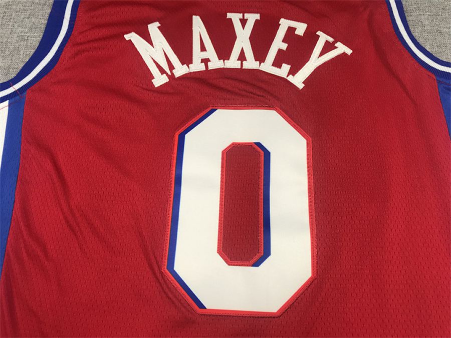 76ers #0 Red Jersey