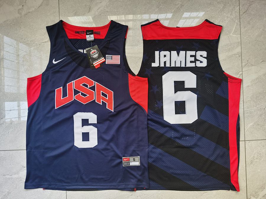 LeBron James Blue Jersey