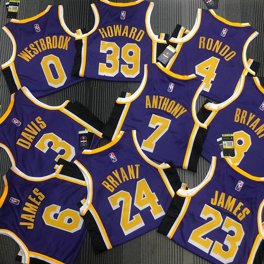 Lakers 75th Anniversary Heat Pressed Jersey