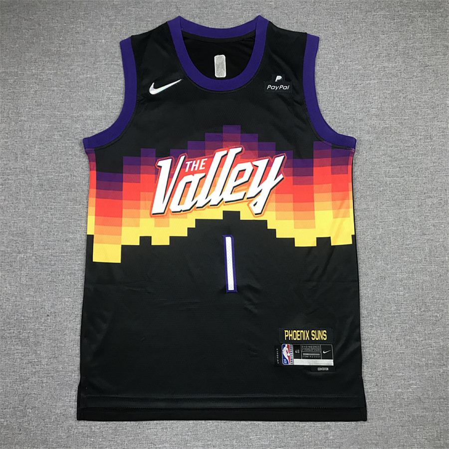 Suns #1 Black City Edition Diamond Jersey