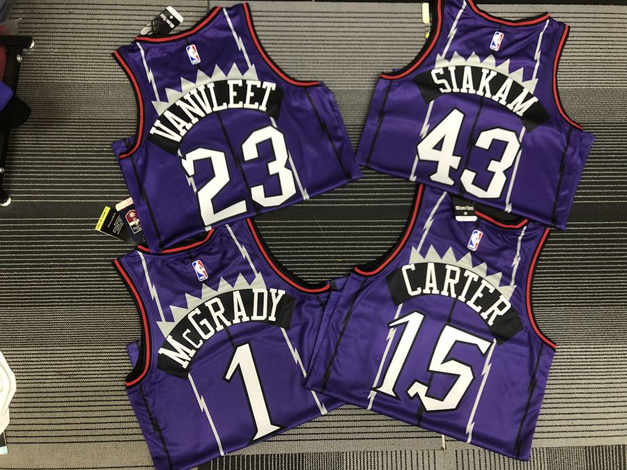Raptors Retro Heat Pressed Jersey