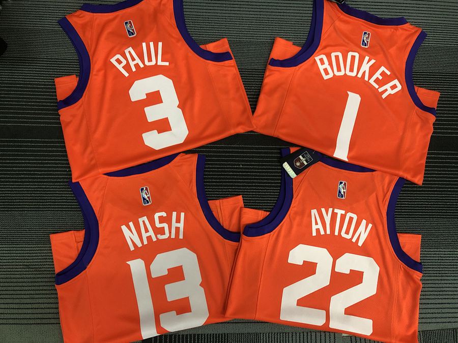 Suns 75th Anniversary Diamond Heat Pressed Jersey