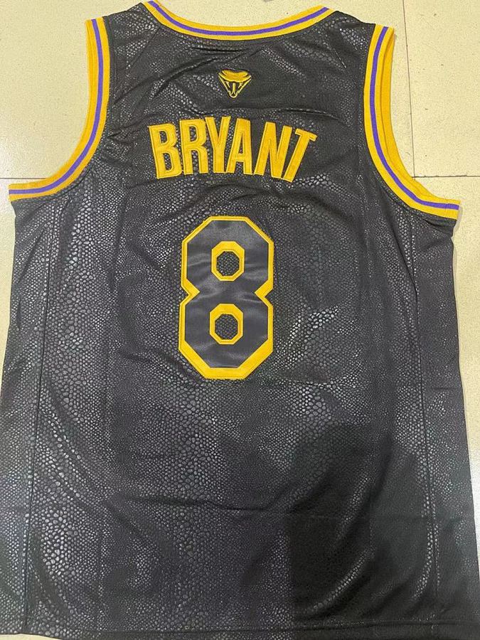 Lakers #8 Black Nike Jersey