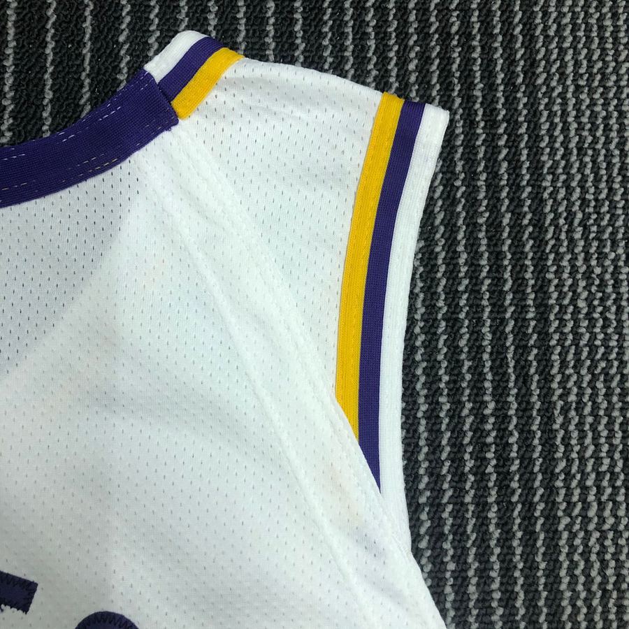 Lakers #6 LeBron James White Jersey