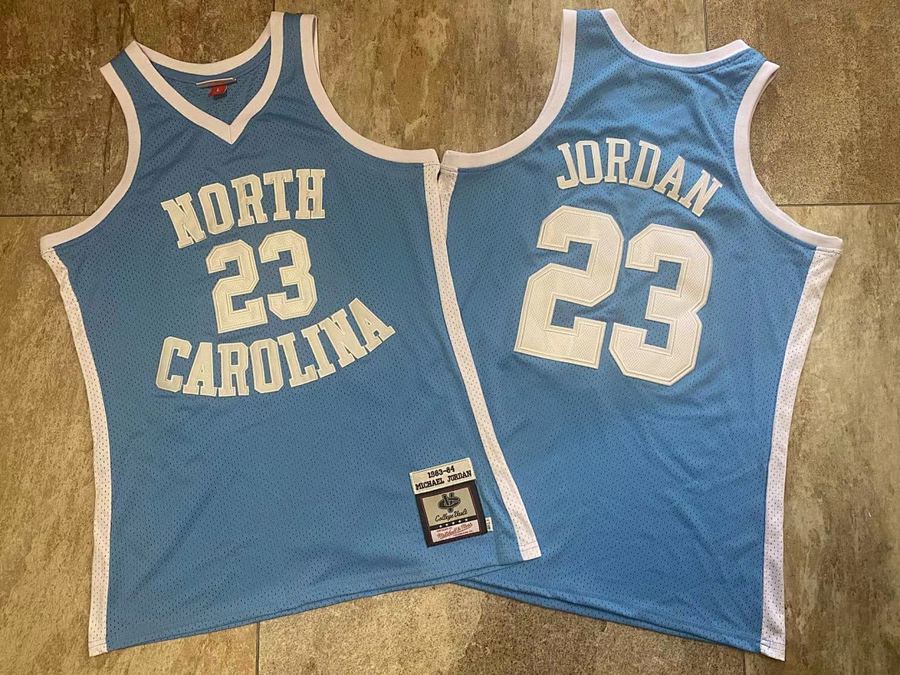 North Carolina Tar Heels #23 Michael Jordan Blue Jersey