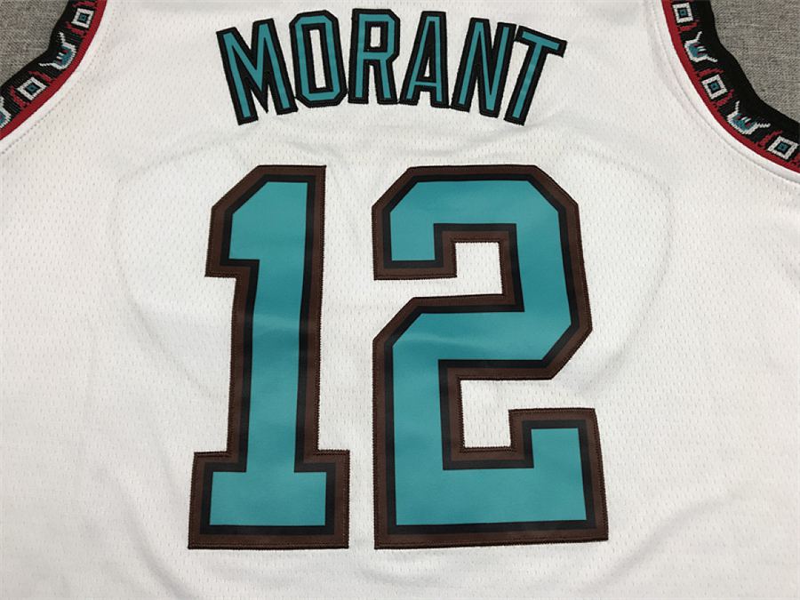 Grizzlies #12 White Jersey
