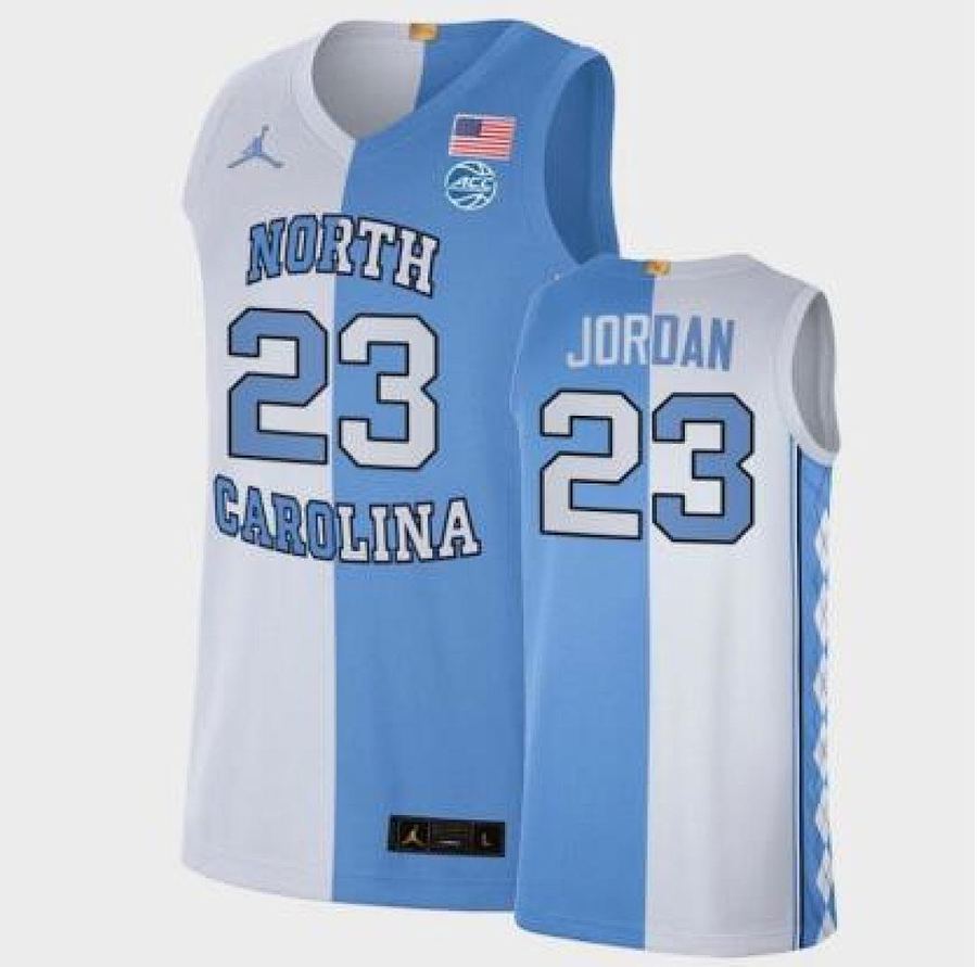 North Carolina Tar Heels #23 Blue White Jersey