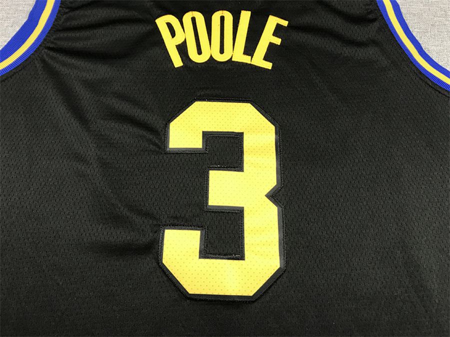 Warriors #3 Black City Edition Jersey