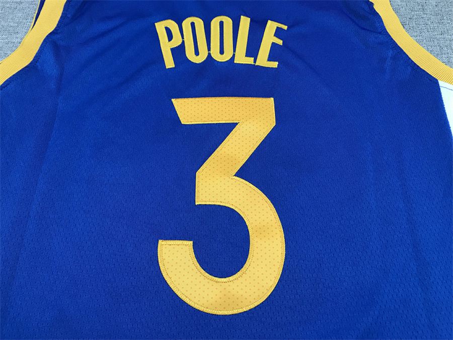 Warriors #3 Blue 75th Anniversary Jersey