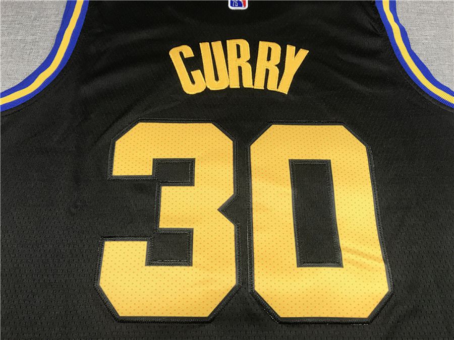 Warriors #30 Black City Edition Jersey