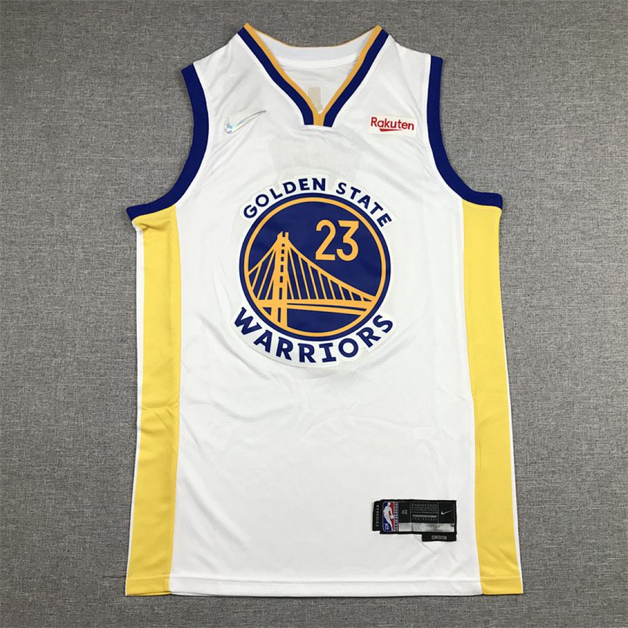 Warriors #23 White 75th Anniversary Jersey