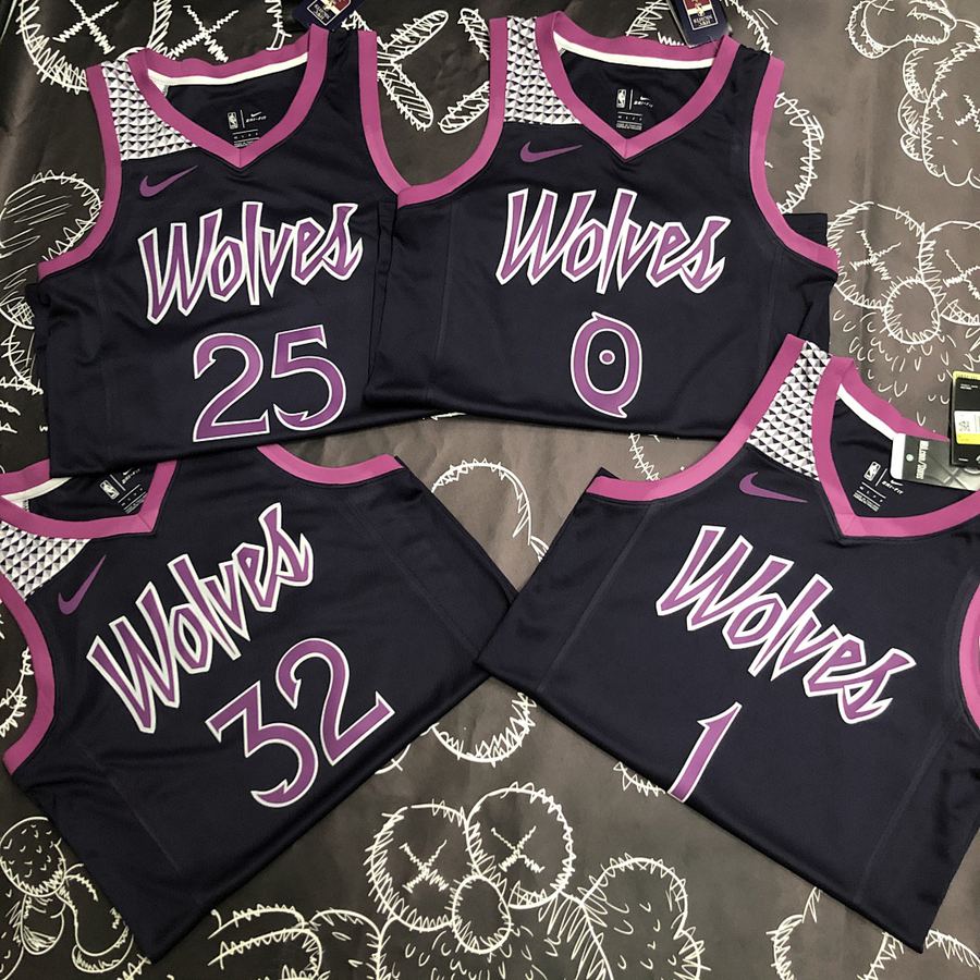 Timberwolves Heat Pressed Jersey