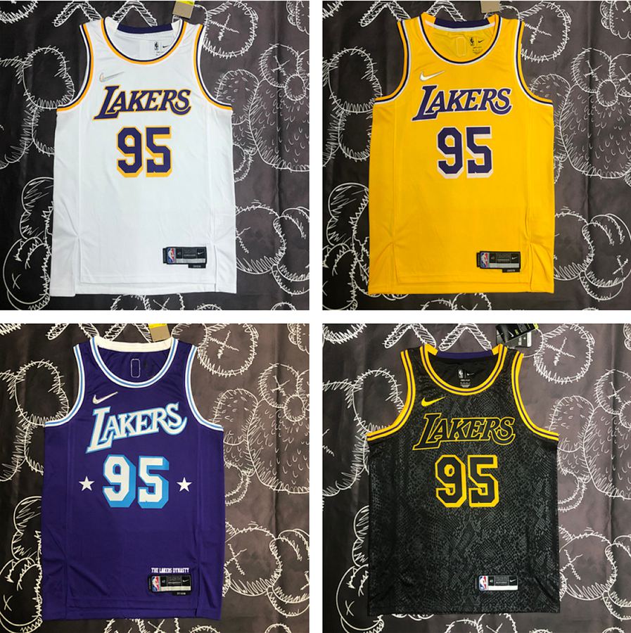 Lakers #95 Heat Pressed Jersey