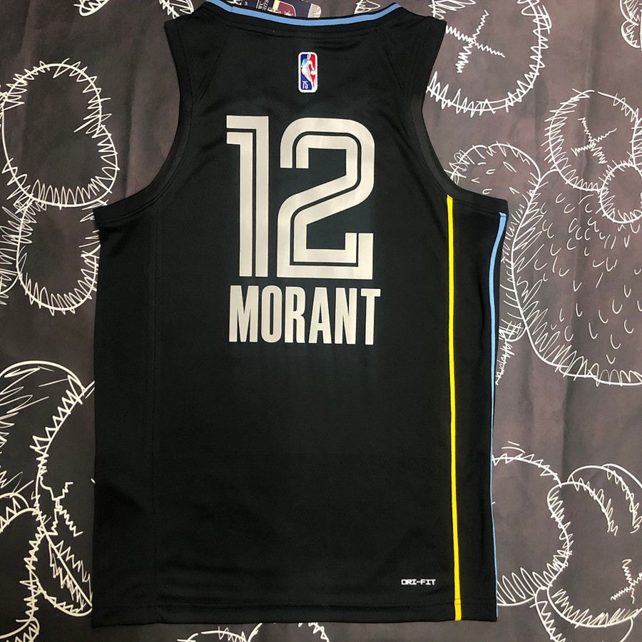 Ja Morant #12 Heat Pressed Jersey