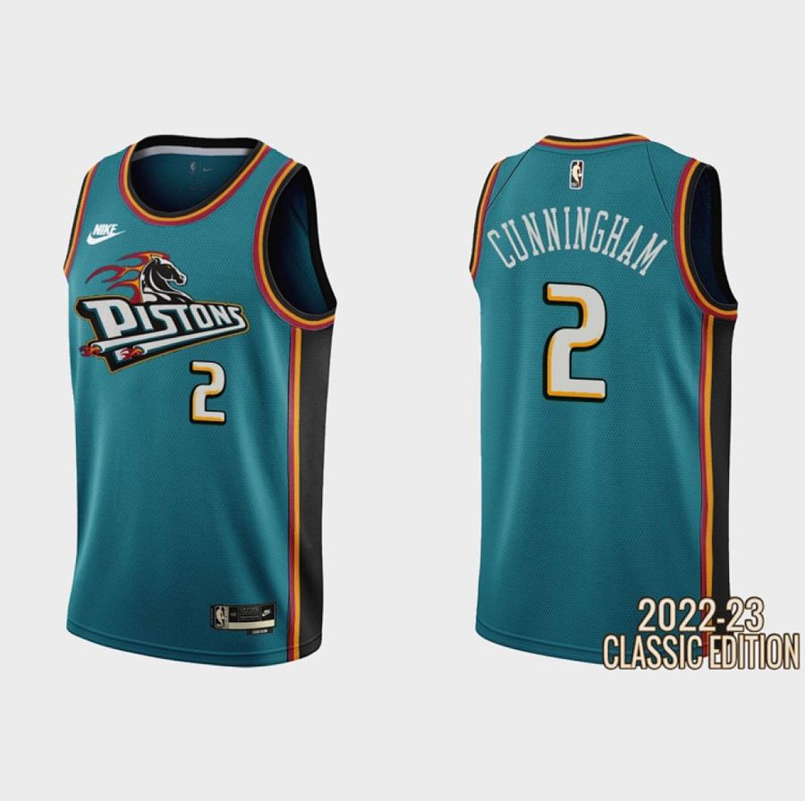 Pistons Heat Pressed Jersey