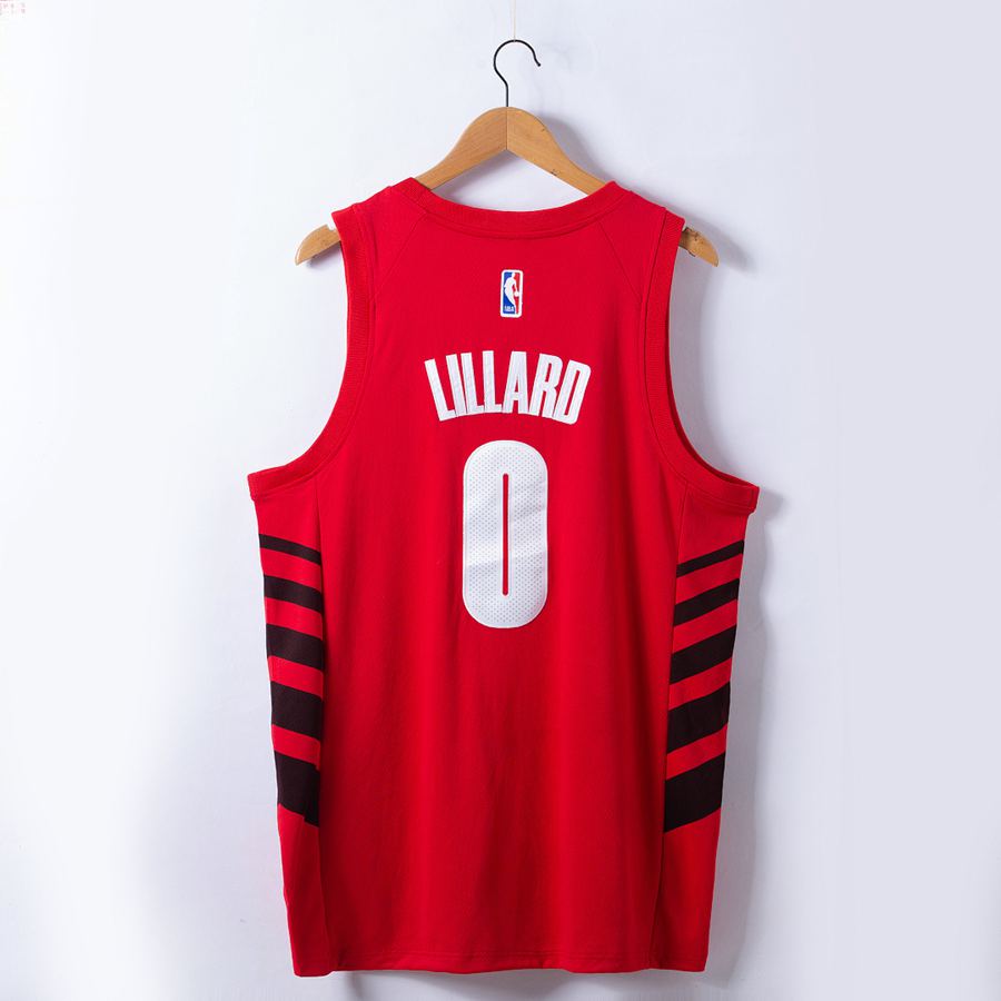 Trail Blazers #0 Red Jersey