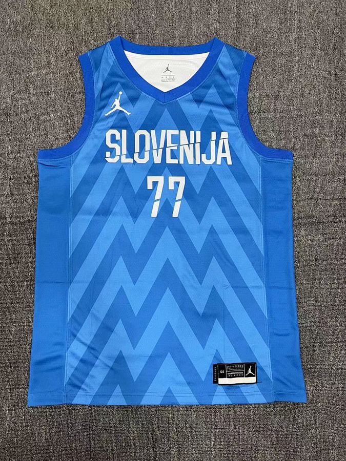 Team USA Luka Doncic Blue Jersey