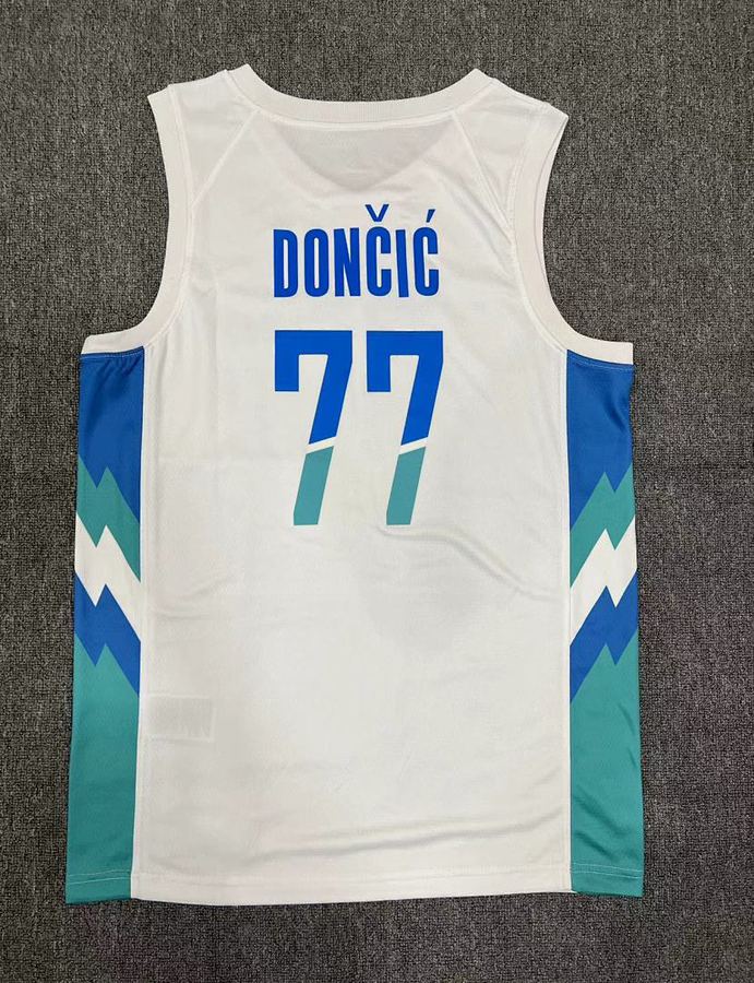 Team USA Luka Doncic White Jersey
