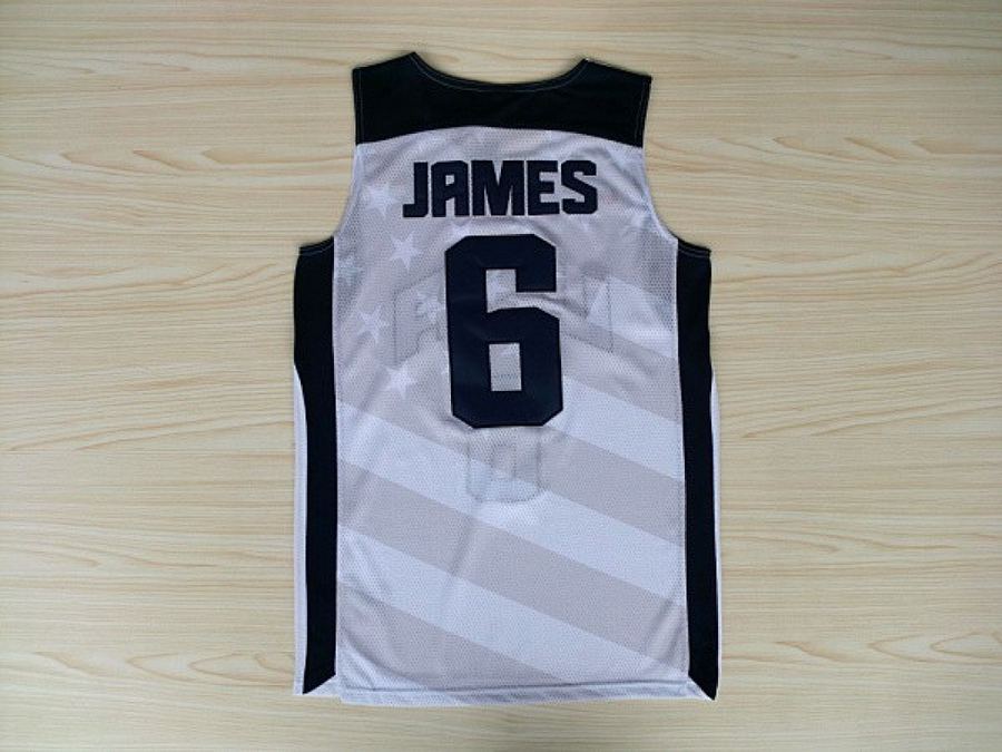 LeBron James White Jersey