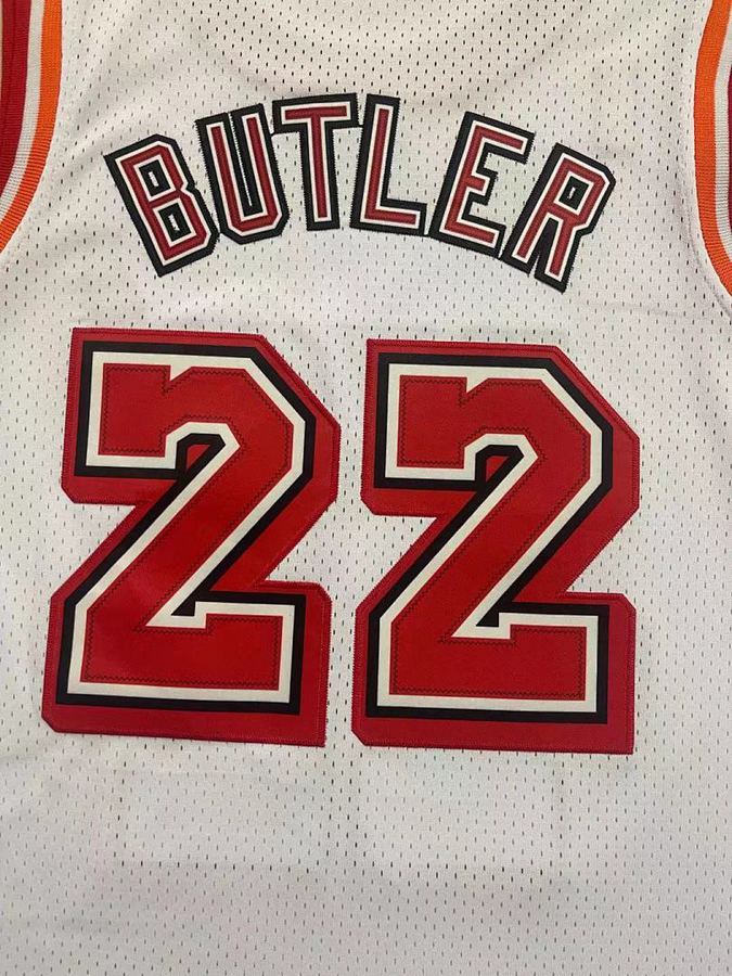 Heat #22 White Retro Jersey