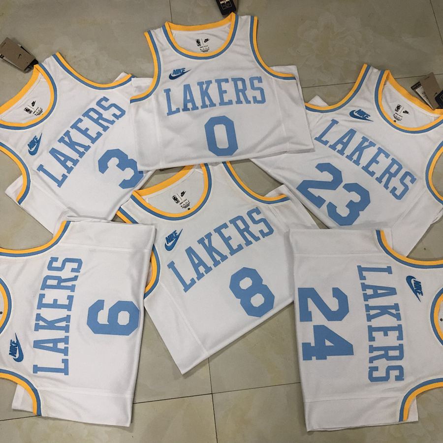 Lakers Retro Heat Pressed Jersey