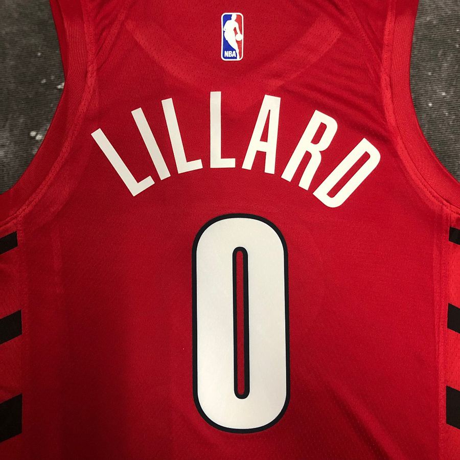 Trail Blazers #0 Damian Lillard Jersey